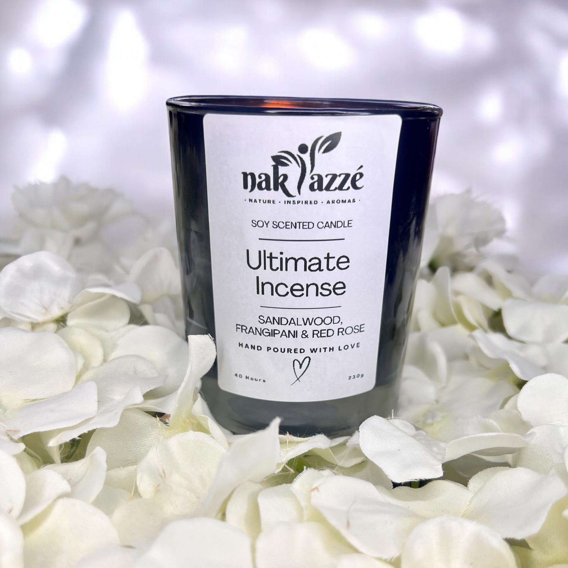 Aromatherapy Scented Jar Candle | Hand-Poured Soy Wax Candle for Home & Spa | Nakyazze