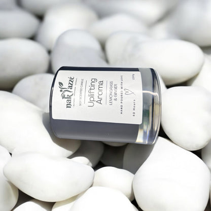 Aromatherapy Scented Jar Candle | Hand-Poured Soy Wax Candle for Home & Spa | Nakyazze