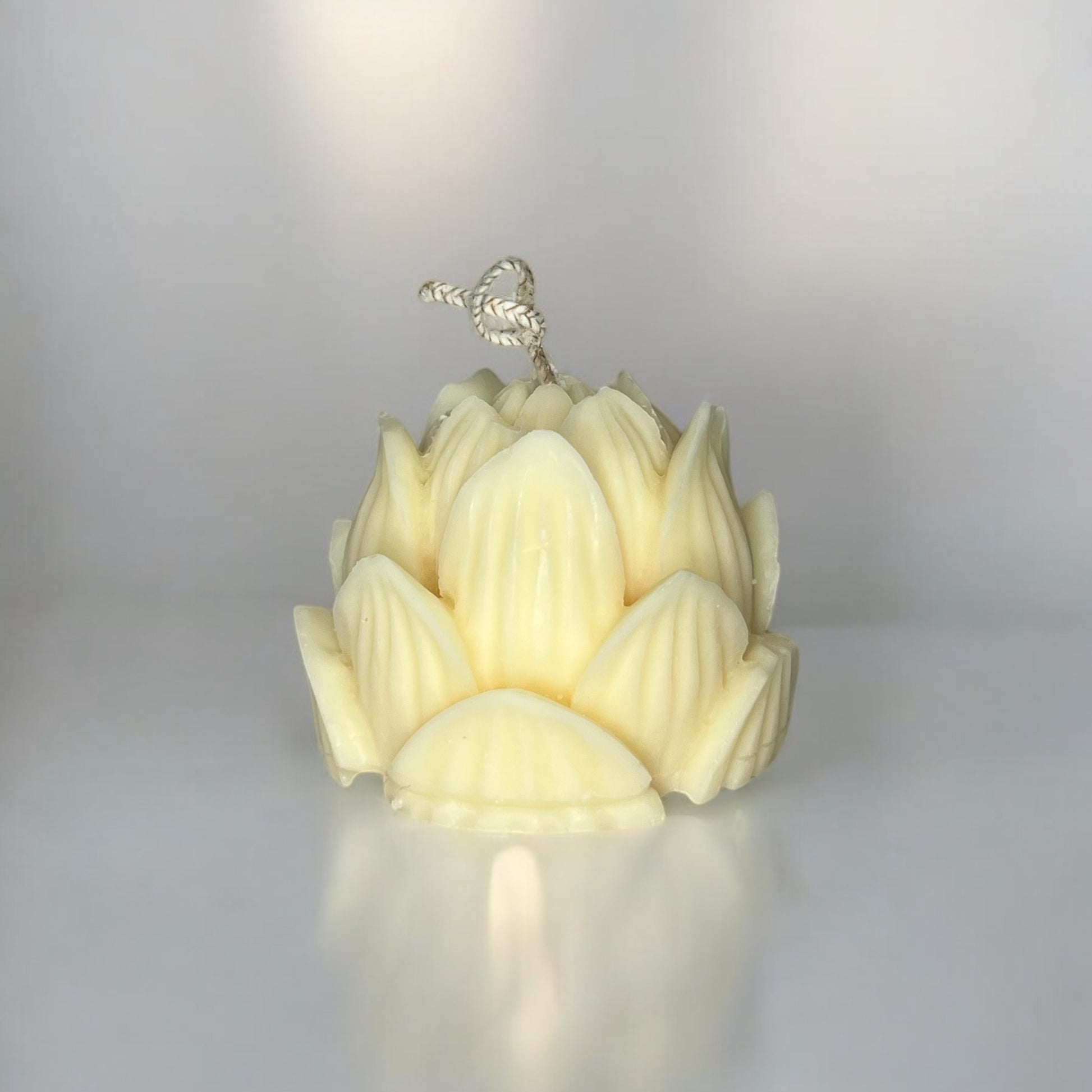 Lotus Flower Bomb Unscented Decorative Candle - Nakyazze