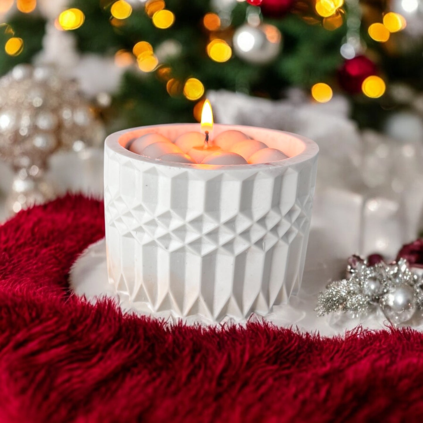 Mini Bubble Mediterranean Nights Soy Decorative Candle - Nakyazze