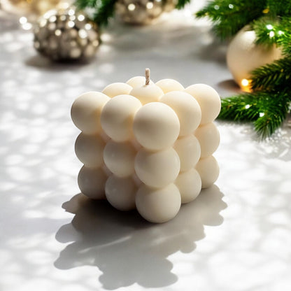 Mini Bubble Spicy Christmas Soy Decorative Candle - Nakyazze